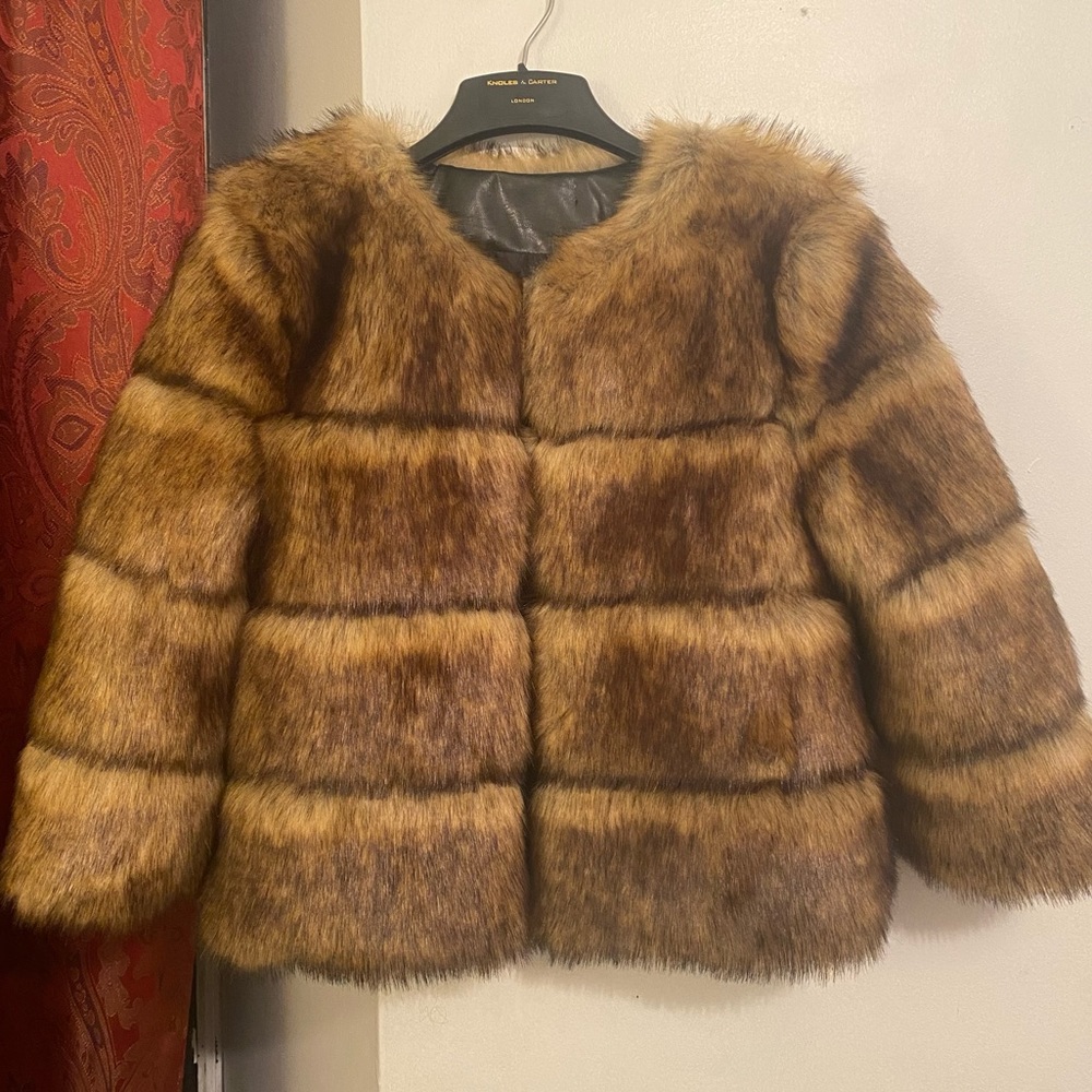 Vegan fur jacket